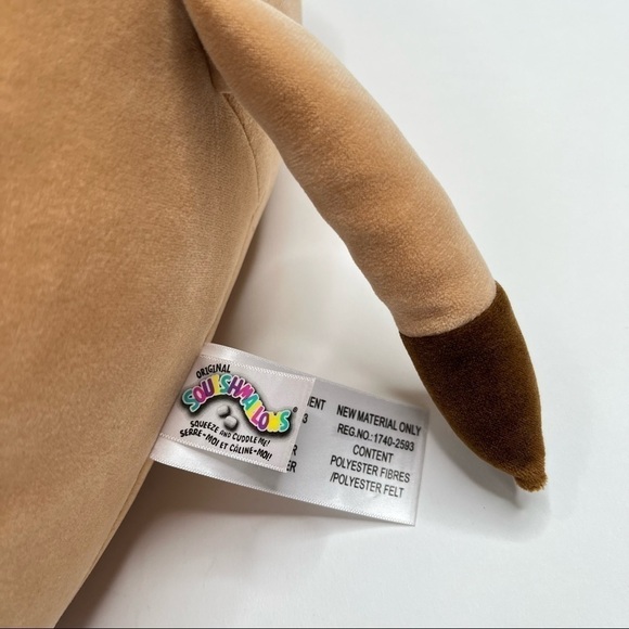 Nwot Sage the Cow 16” Easter Edition Brown Squishmallow Super Plush Toy Stuffie - Picture 12 of 15